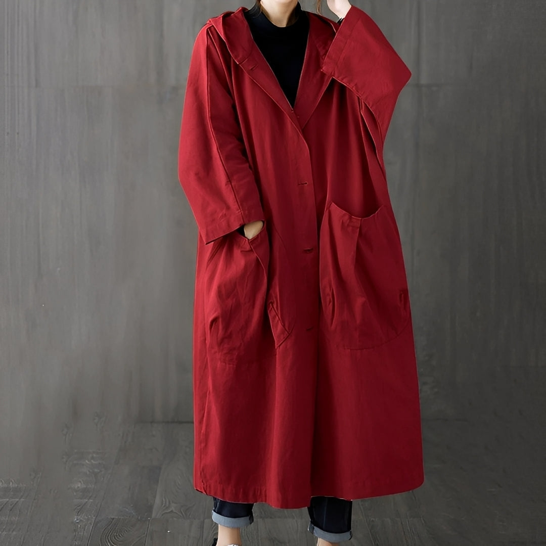 Myranda - Trench moderne avec poches pour femmes
