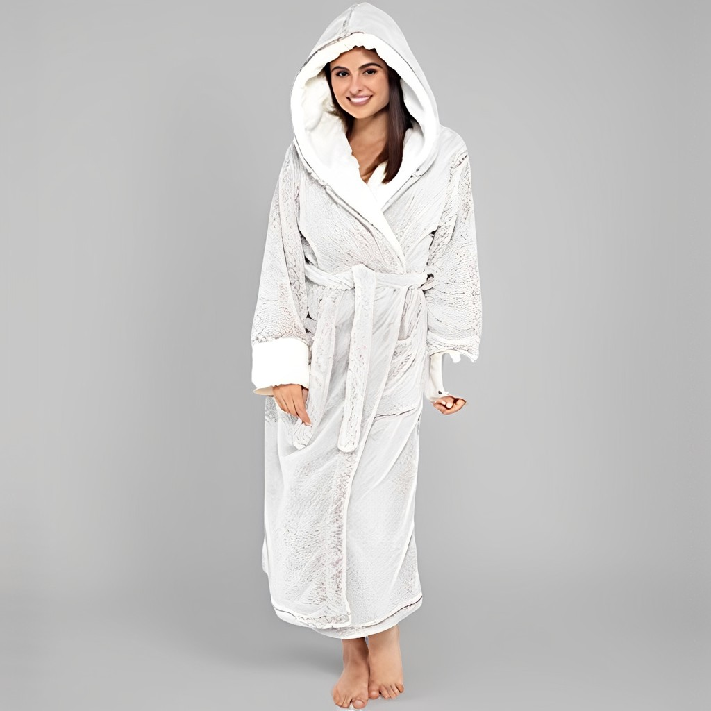 Aleta - Doux, long peignoir pour femmes