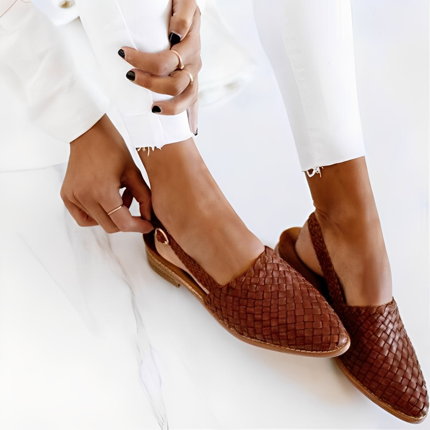 Shirley - Chaussures plates élégantes à bout pointu pour femmes