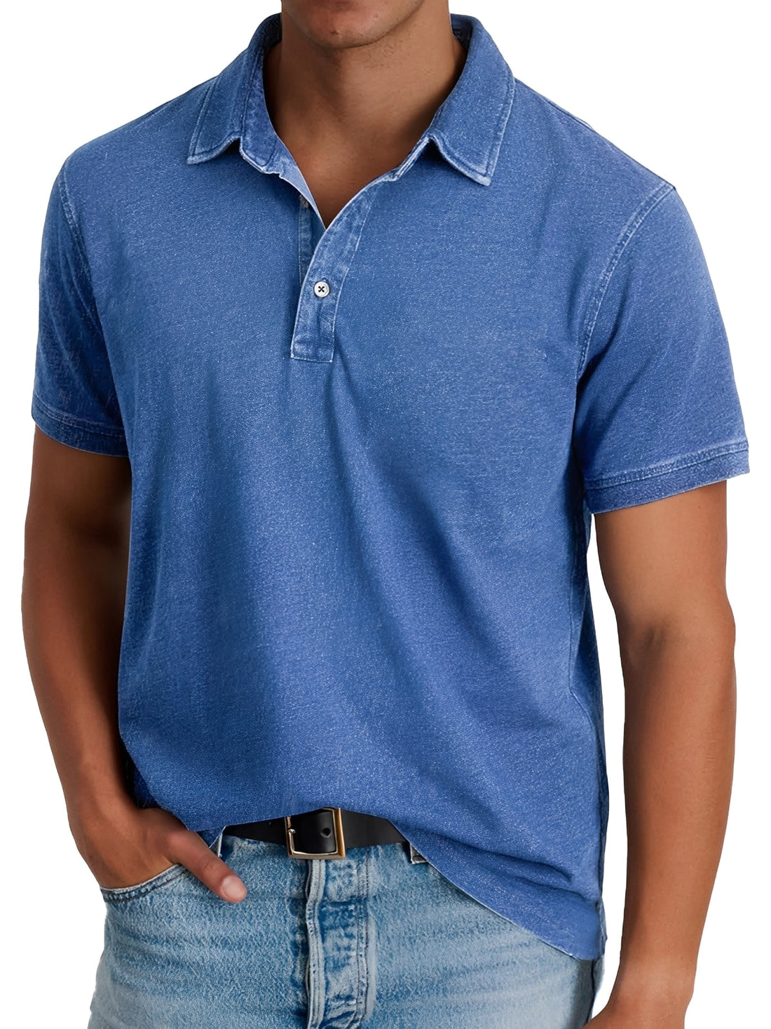Darrell - Moderne, coupe ample polo pour hommes