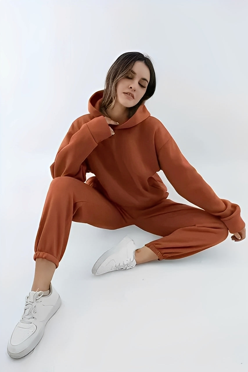 Adelia – Ensemble Hoodie Unicolore