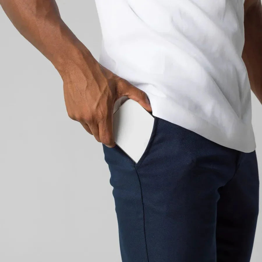 Justine - Pantalon chino slim-fit décontracté pour hommes