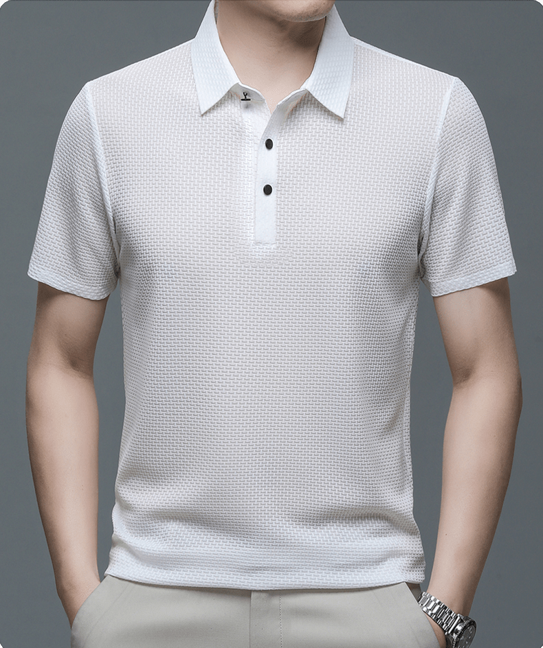 Zack - Polo-shirt manches courtes décontracté pour hommes