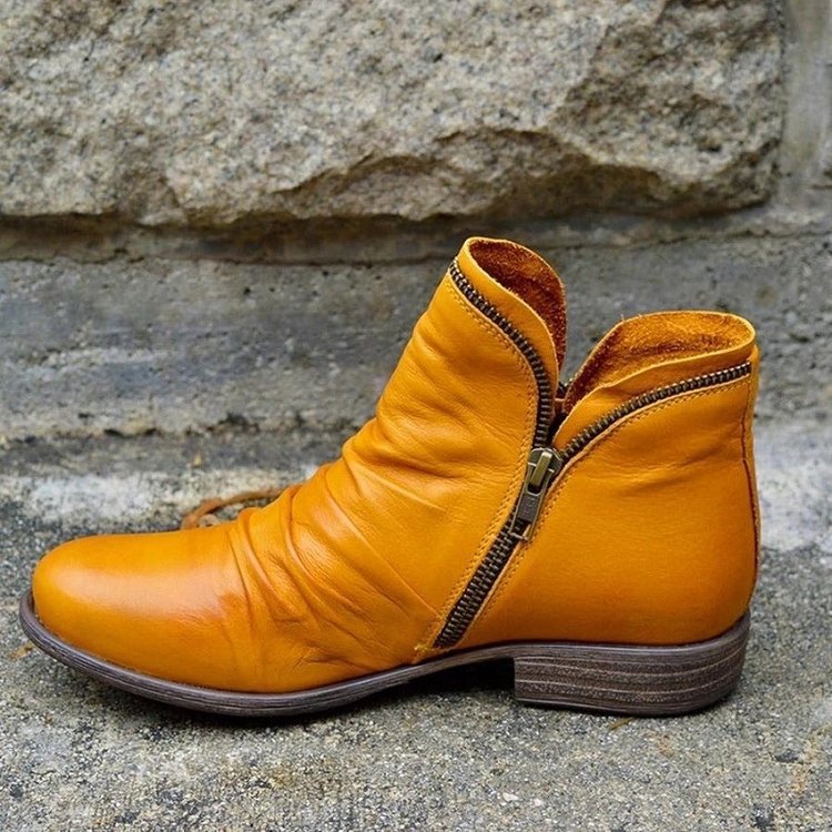 Hina - Bottes en cuir pour femmes à la mode