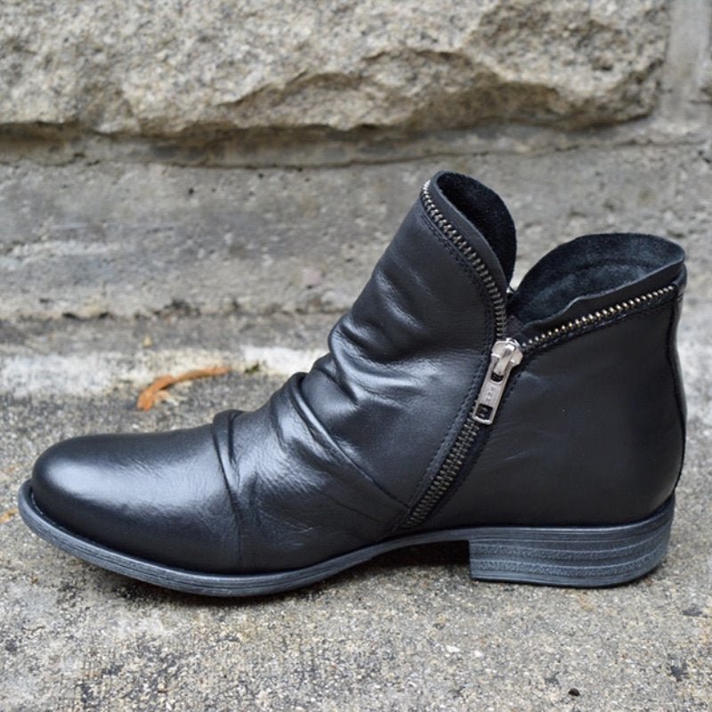 Hina - Bottes en cuir pour femmes à la mode