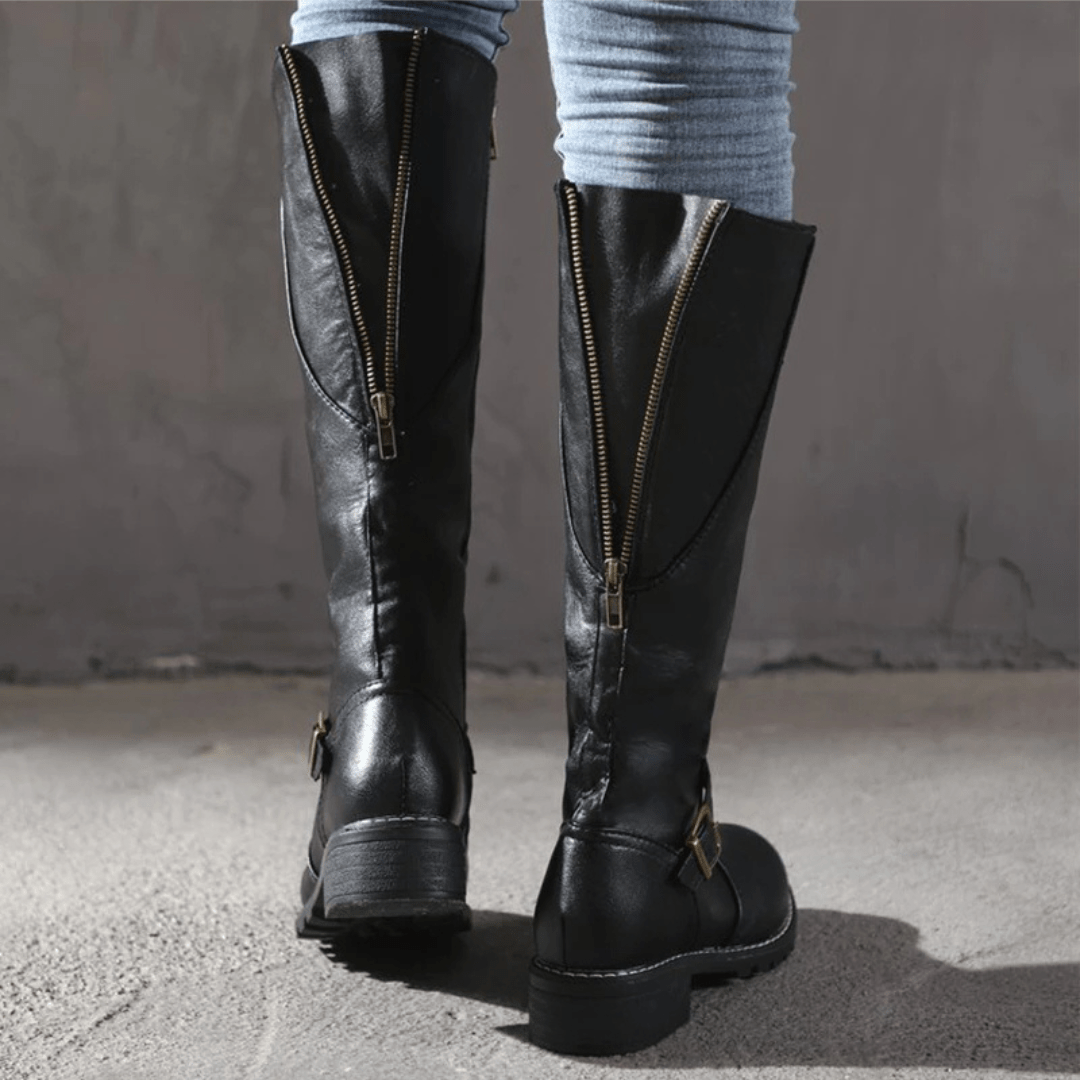 Chelsie - Bottes rétro élégantes pour femmes